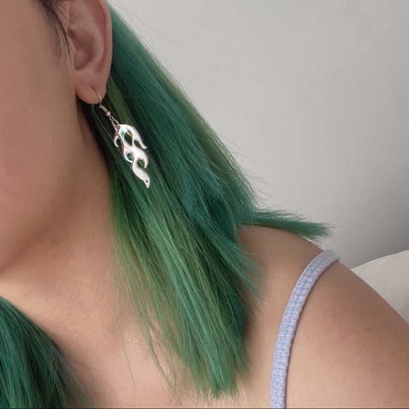 RESTOCKED! fire charm earrings (buy 1 get two free!!!) - Picture 4 of 9